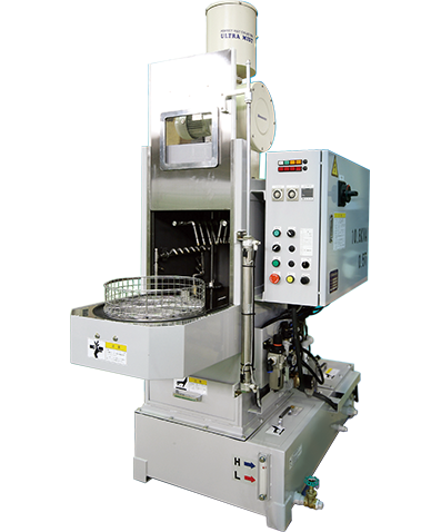 森合精機のコンテナ洗浄機