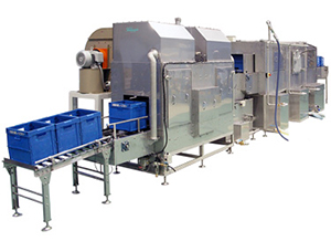 澁谷工業のコンテナ洗浄機