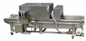 高圧ノンブラシ式コンテナ・セイロ洗浄装置