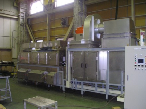 東洋機器工業のコンテナ洗浄機